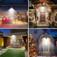 Thumbnail for 6 Pack Outdoor Solar Motion Lights - 3 Modes/100Led Wireless, IP65 Waterproof Solar Security Lights with Motion Sensor for Front Door, Backyard, Garage, Deck