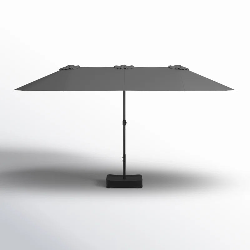 Rectangular Market Umbrella with Base