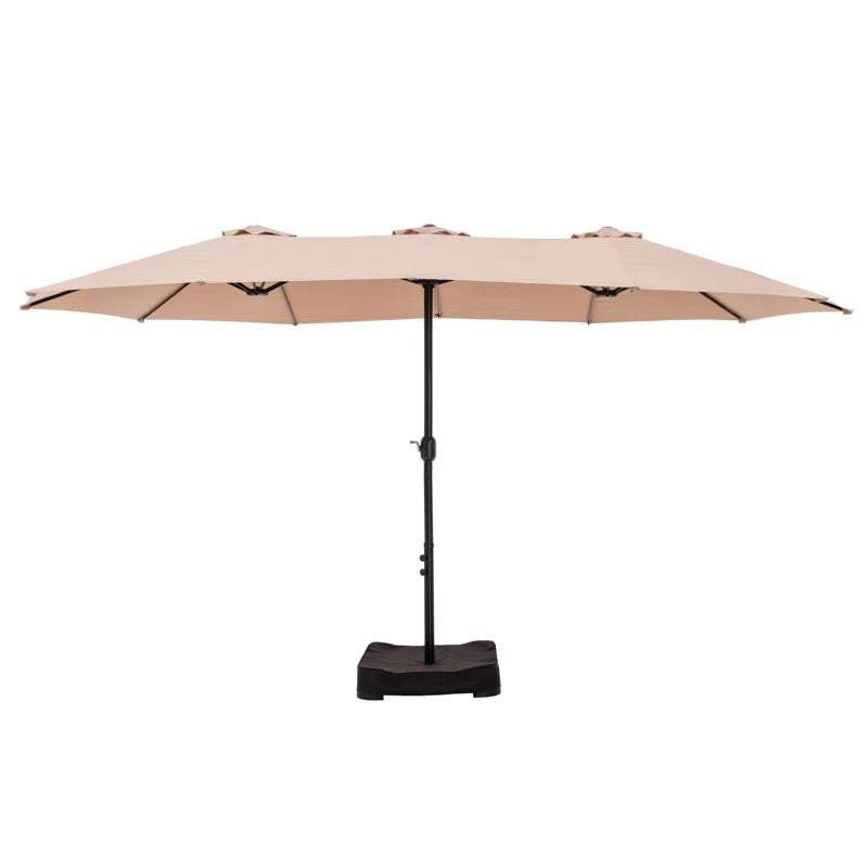 Rectangular Market Umbrella with Base