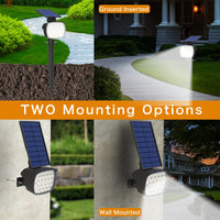 Thumbnail for Outdoor Solar Lights,800Lm 6500K Solar Powered LED Landscape Path Spot Light for Yard Garden