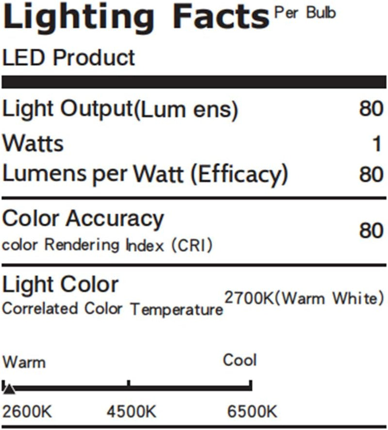 Outdoor 2700K Solar Patio String Lights (S14, 50)