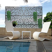 Thumbnail for 76 In. X 47.2 In. Patio Decor Privacy Screen Fence Panels