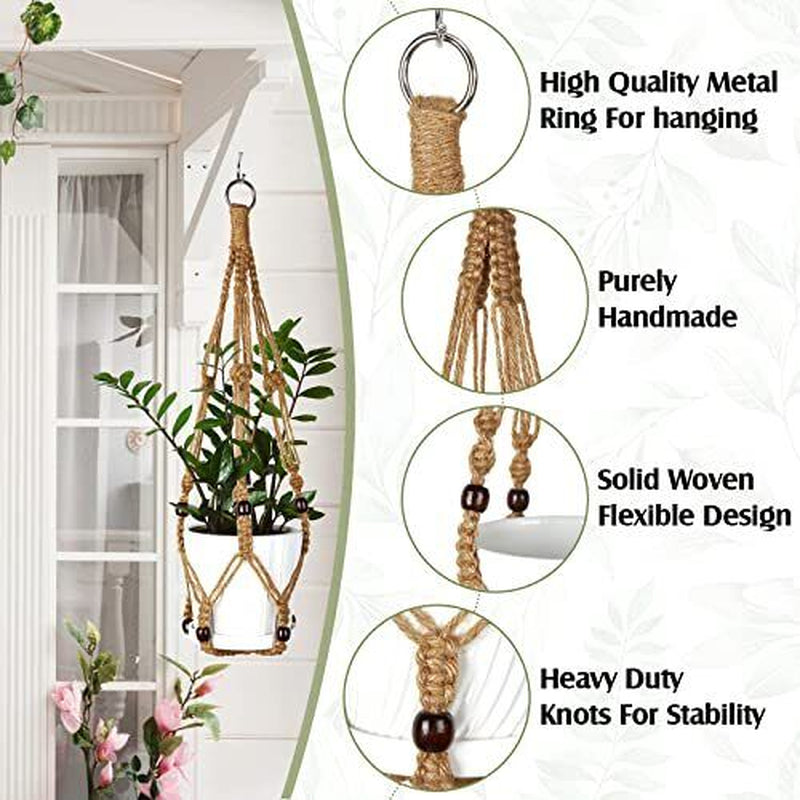 Macrame Plant Hangers 12 Pcs