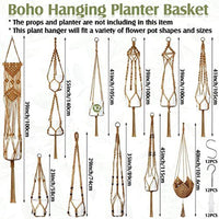 Thumbnail for Macrame Plant Hangers 12 Pcs