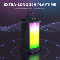 Thumbnail for Portable Bluetooth Speaker,Wireless Stereo Lantern Speaker with RGB LED Lights,50W Flame Speaker for Patio Garden Decor
