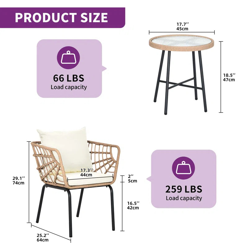 Bural 2 - Person Seating Group with Cushions