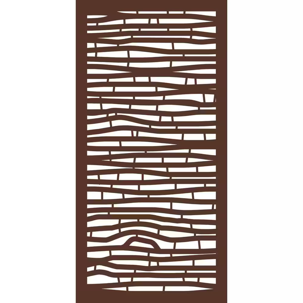 Decorative Composite Fence Panel in Bamboo Design 4 Ft. X 2 Ft.