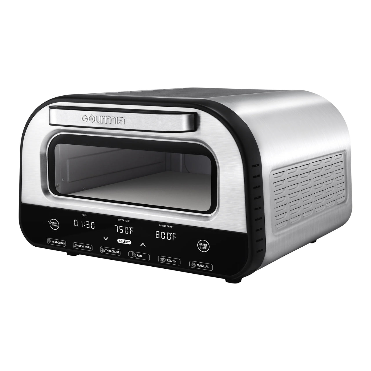 Pizzeria Indoor Pizza Oven, with 6 Pizza Presets & Simple Touch Controls, Electric, New