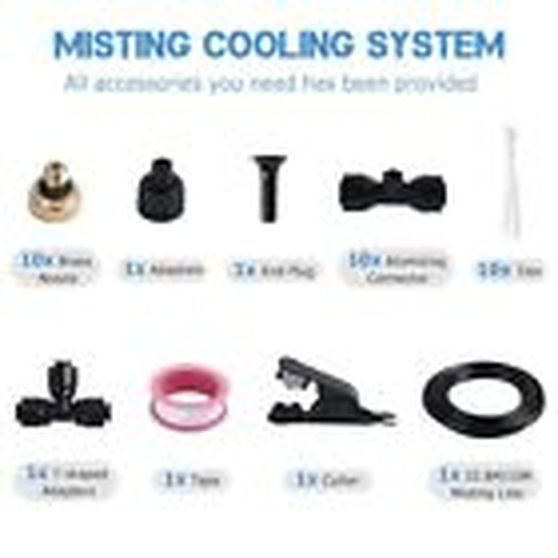 Misting Cooling System Outdoor,Mistin