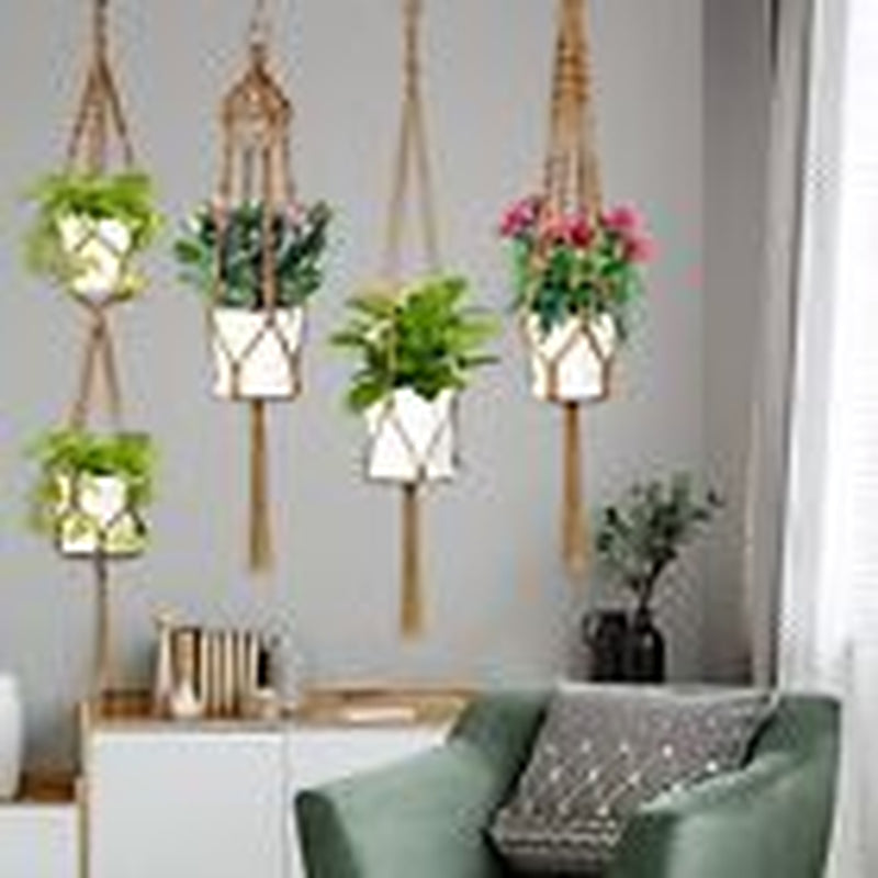 Macrame Plant Hangers 12 Pcs