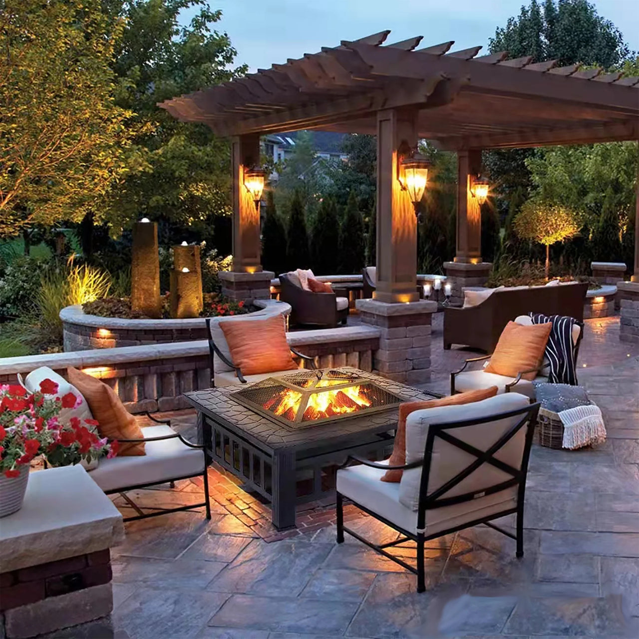 Metal Fire Pit for Outside