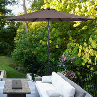 Thumbnail for LED Steel Market Tilt Patio Solar Umbrella 10 Ft.