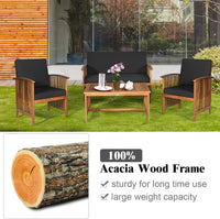 Thumbnail for Outdoor Acacia Wood Sofa Set 8 PCS