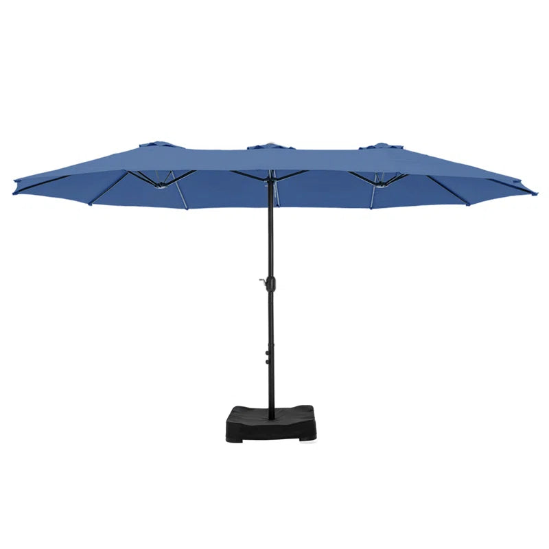 Rectangular Market Umbrella with Base