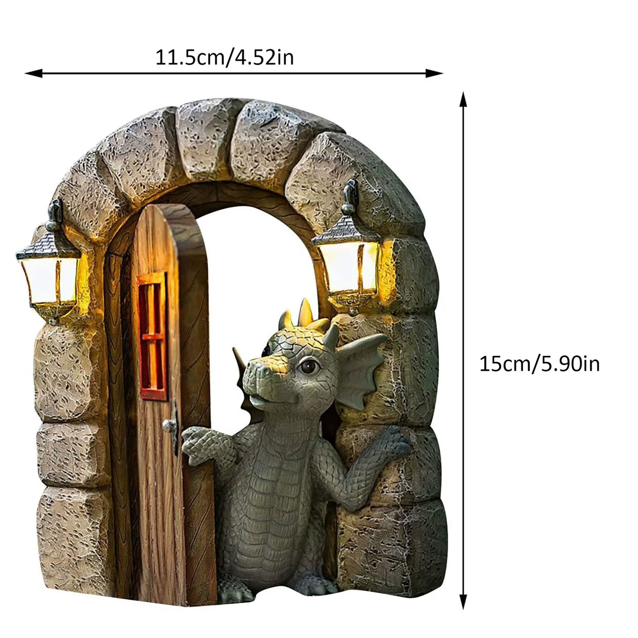 Dragon Sculpture-Resin Garden Statue