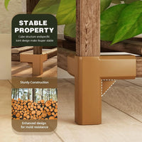 Thumbnail for Large Hanging Plant Stand Indoor Tall Plant Shelf Outdoor 14 Pots Large Plant Rack for Living Room Patio, Balcony and Garden