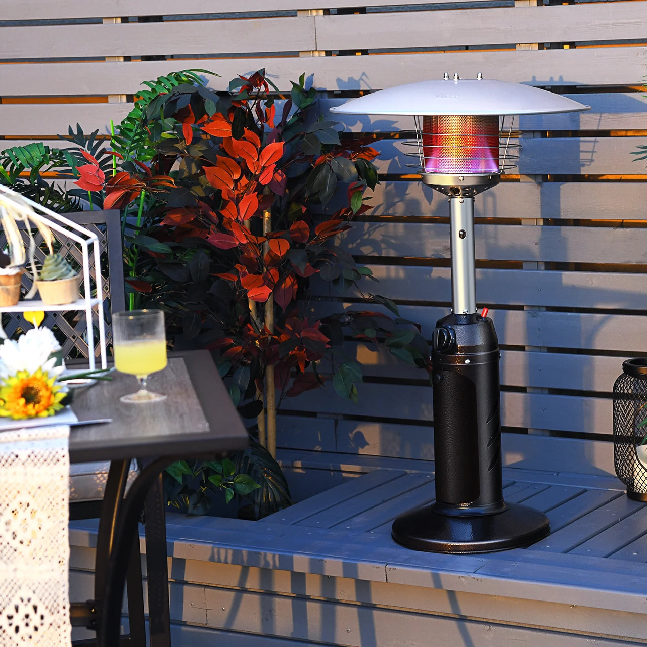 Portable Patio Tabletop Gas Heater Outdoor