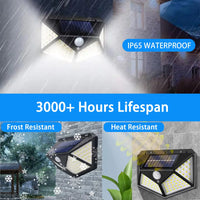 Thumbnail for 4 Pack Solar Lights Outdoor, 3 Modes/100Led Solar Security Lights Wireless IP65 Waterproof Solar Motion Lights Outdoor Solar Wall Lights Outdoor Lights for Front Door, Backyard, Garage, Deck…