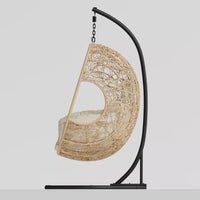 Thumbnail for Wicker Patio Swing Outdoor Indoor Hanging Chair