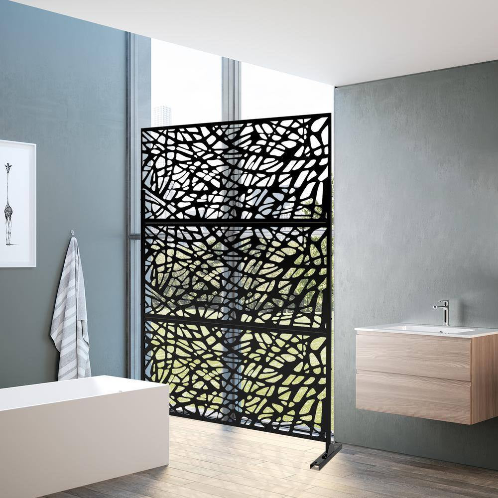 76 In. X 47.2 In. Patio Decor Privacy Screen Fence Panels