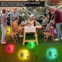 Thumbnail for 5Core Outdoor Wireless Speakers Bluetooth Rock Waterproof Linkable TWS Garden Speaker BROWN