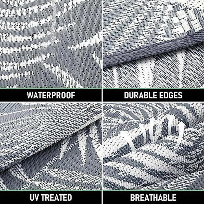 Outdoor Rug 5X7Ft Waterproof for Patio.