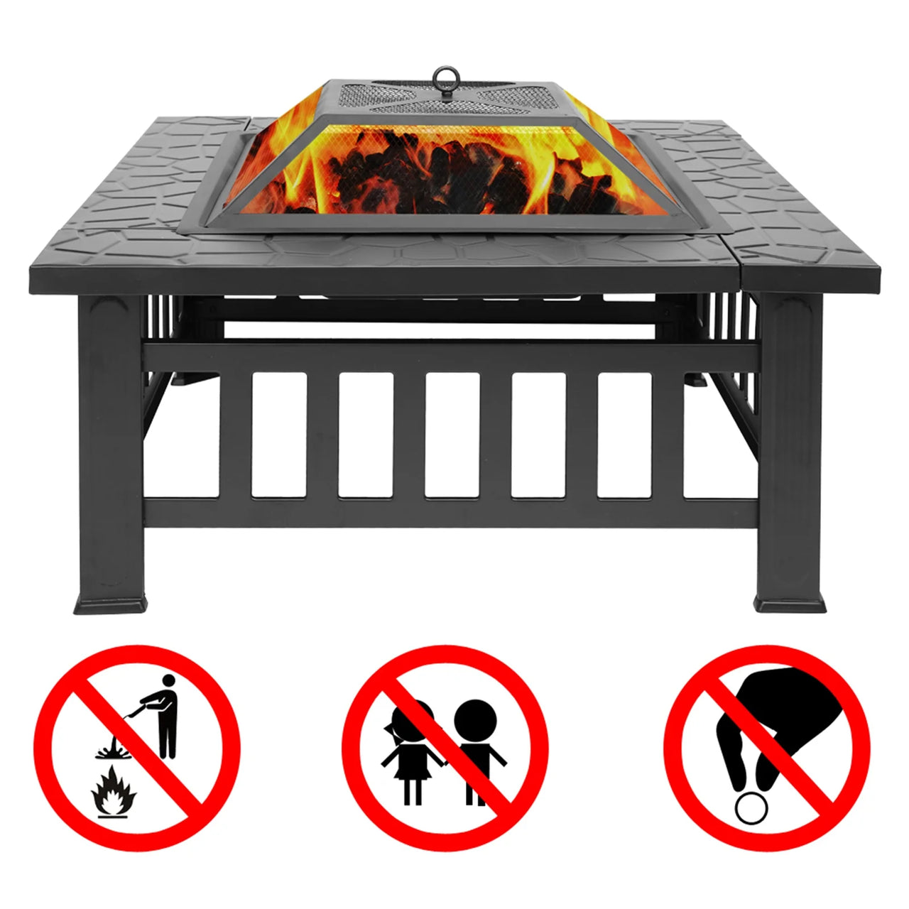 Metal Fire Pit for Outside