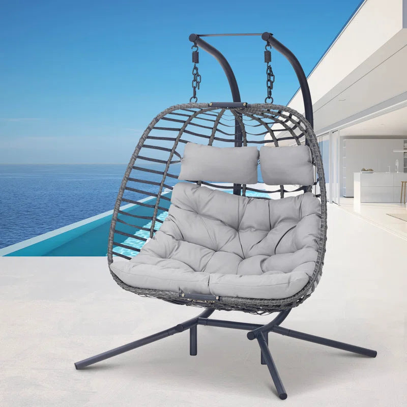 Swing Chair with Stand for 2 Person