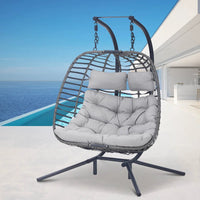 Thumbnail for Swing Chair with Stand for 2 Person