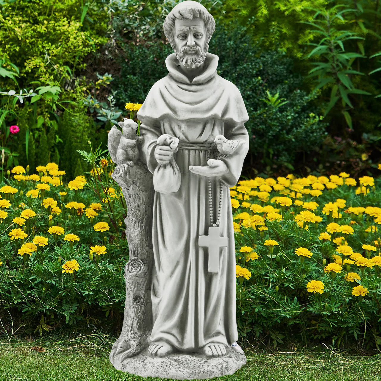 Outdoor Religious Sculpture, Garden Decor, Waterproof Sculpture, Suitable for Courtyard, Front Porch, Patio
