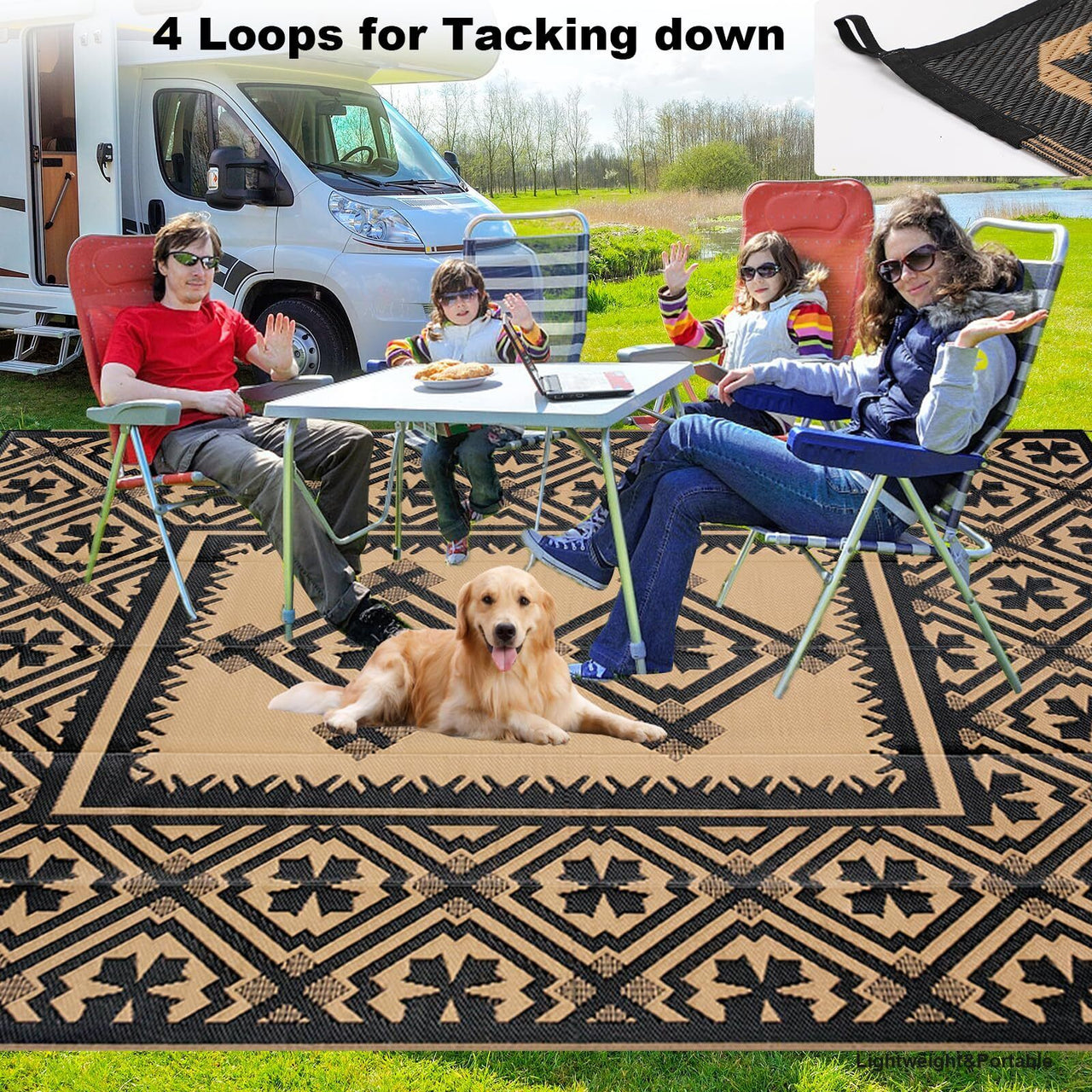 Rugs 9X12 for Patios Clearance Waterproof Patio Rug Outdoor Plastic
