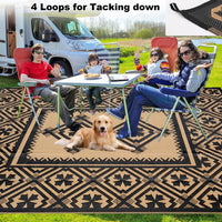 Thumbnail for Rugs 9X12 for Patios Clearance Waterproof Patio Rug Outdoor Plastic
