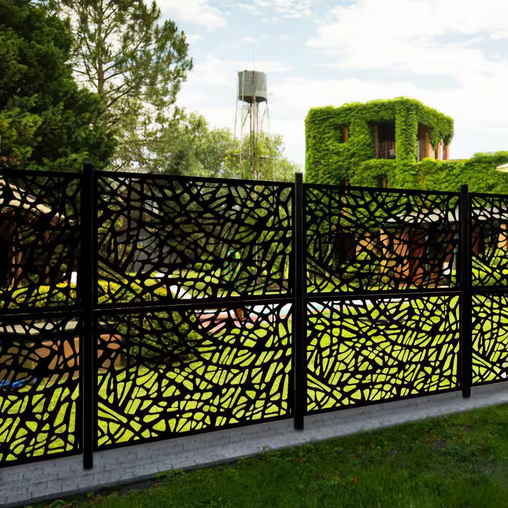76 In. X 47.2 In. Patio Decor Privacy Screen Fence Panels