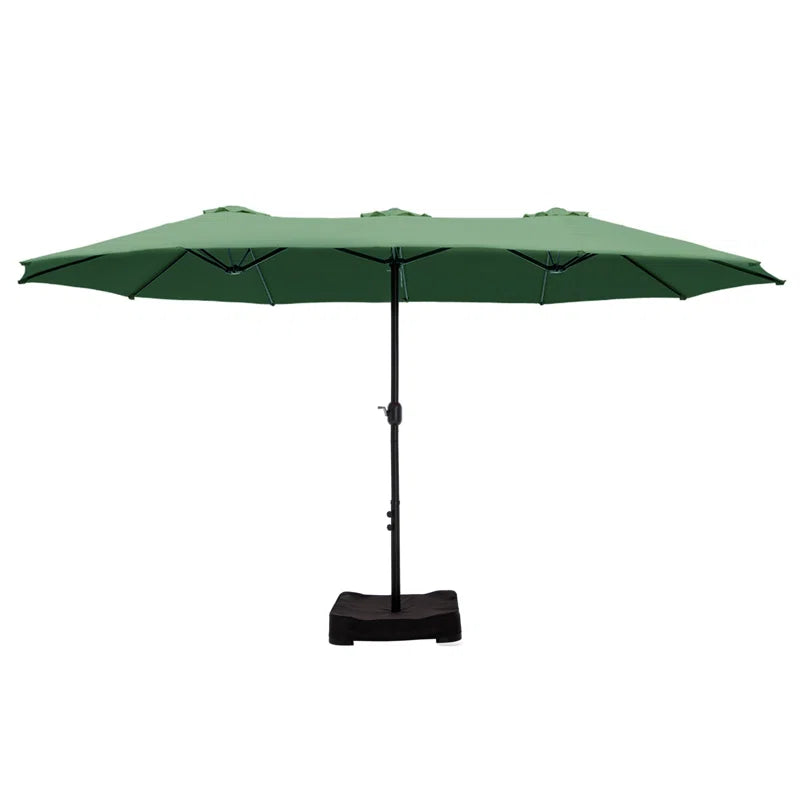 Rectangular Market Umbrella with Base