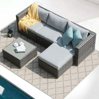 Thumbnail for Outdoor Patio Balcony Set 5 Piece