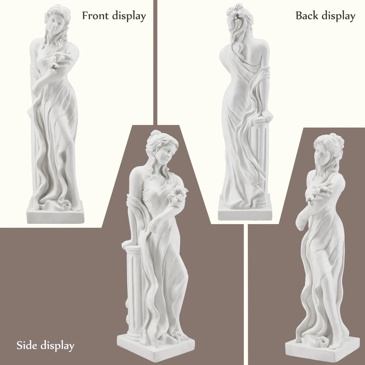 Outdoor Religious Sculpture, Garden Decor, Waterproof Sculpture, Suitable for Courtyard, Front Porch, Patio