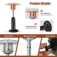 Thumbnail for Portable Patio Tabletop Gas Heater Outdoor