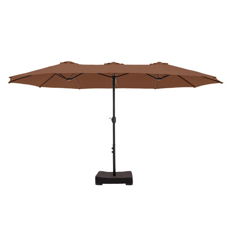 Rectangular Market Umbrella with Base