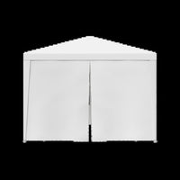 Thumbnail for 10' X 10' Outdoor Canopy Party Wedding Tent Gazebo Pavilion W/4 Side Walls White