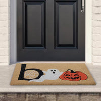 Thumbnail for Brown Natural Coir Boo Halloween Doormat 18 In. X 30 In.