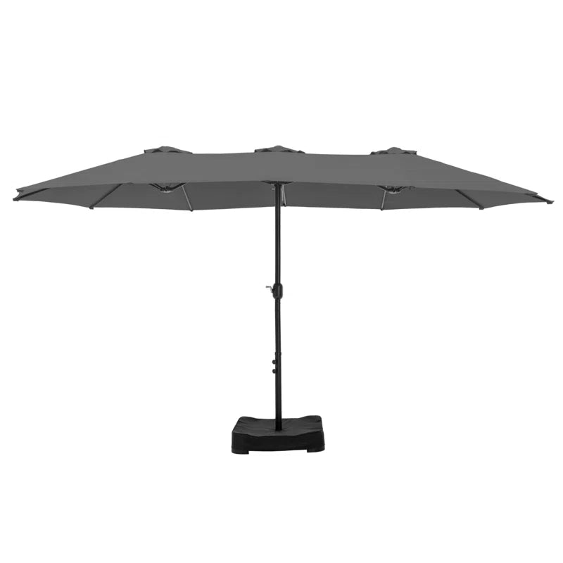 Rectangular Market Umbrella with Base