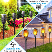 Thumbnail for Solar Torch Lights with Flickering Flame,for Lawn (8 Pack)