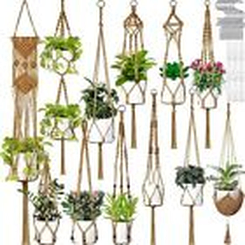 Macrame Plant Hangers 12 Pcs