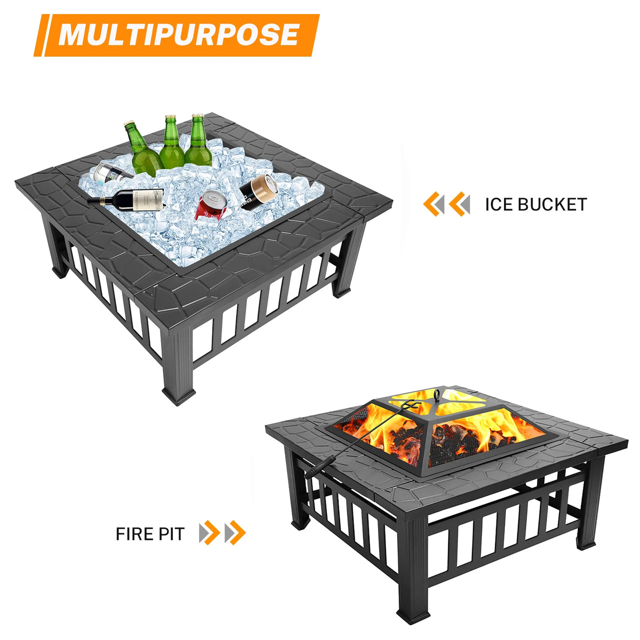 Metal Fire Pit for Outside