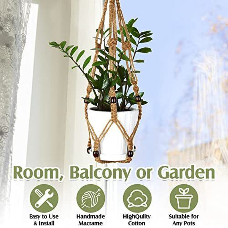 Macrame Plant Hangers 12 Pcs