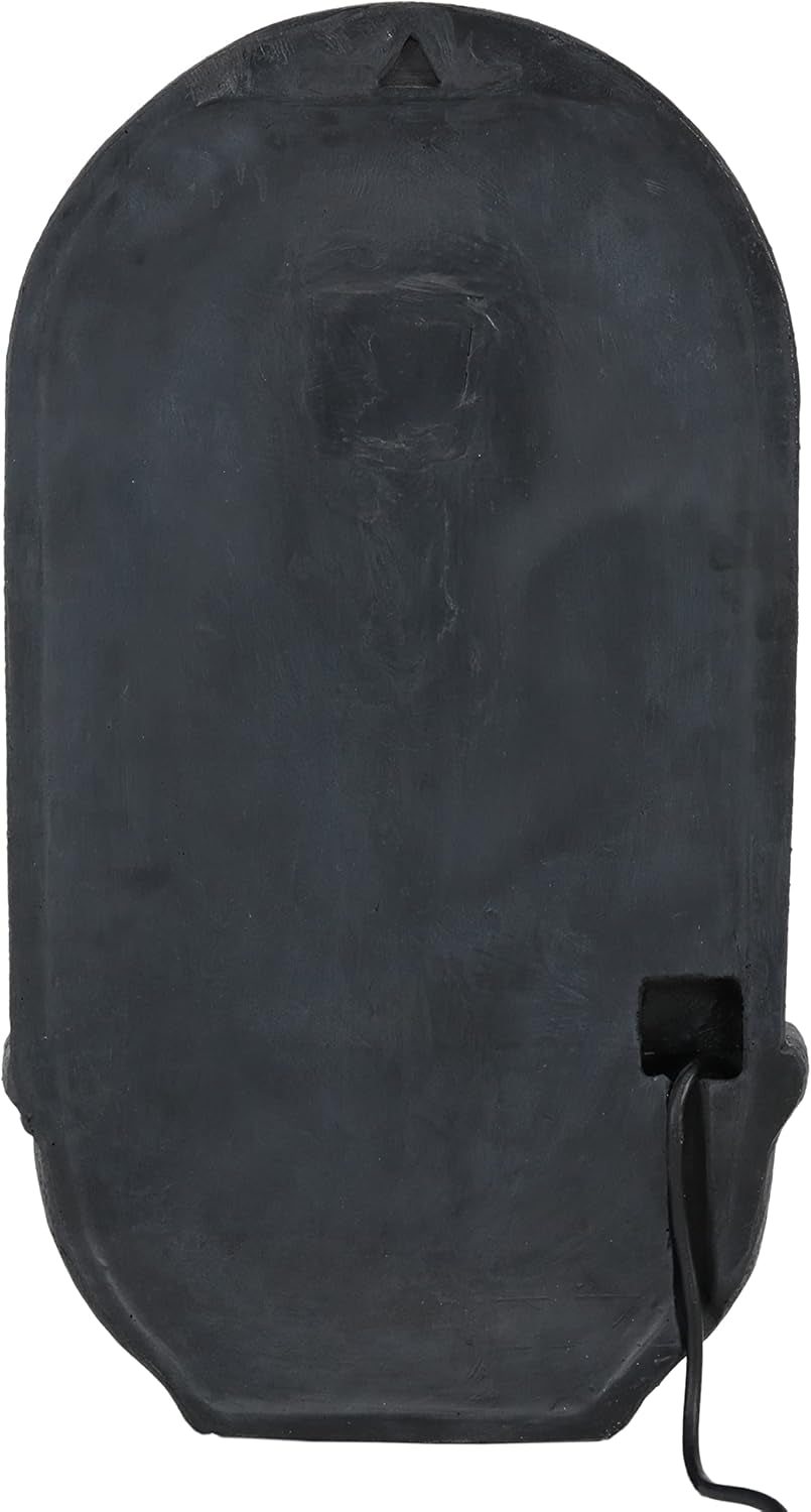Messina 26-Inch Outdoor Wall Fountain - Outdoor Water Fountain for Garden, Patio and Balcony - Bronze Finish