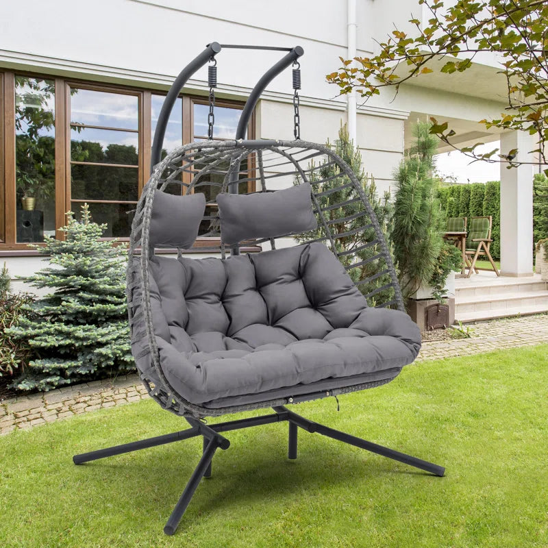 Swing Chair with Stand for 2 Person