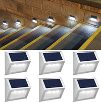 Thumbnail for Waterproof Deck Lights Stainless Steel and ABS Cool White, 6 Count