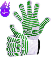 Thumbnail for Extreme Heat Resistant Oven Gloves - 932F - Cooking Gloves for BBQ, Grilling, Baking,Cutting, Smoker Fireplace