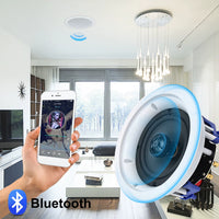 Thumbnail for 2PCS 5.25'' Bluetooth Ceiling Speakers Home Theater Sound Box System 300W Perfect for Bedroom Bathroom Covered Patio
